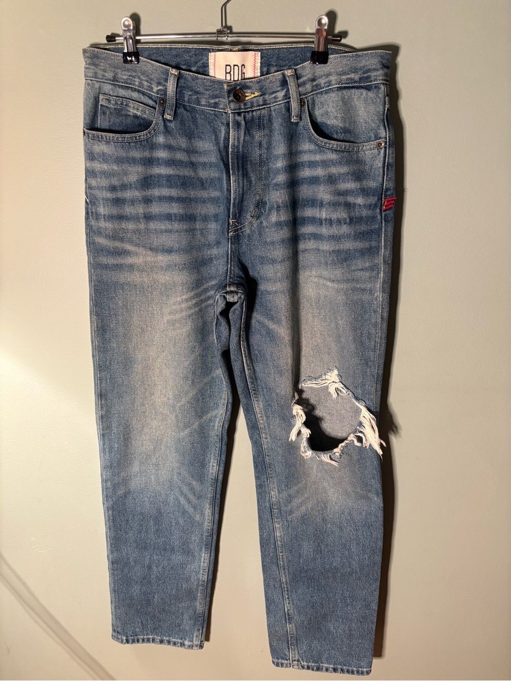 BDG Urban Outfitters Distressed Vintage Straight Leg Jeans Women's Size 32
